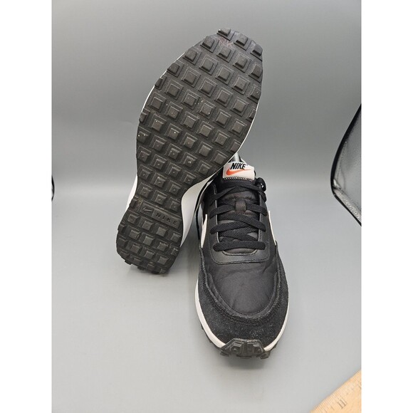 NIKE WAFFLE DEBUT MEN'S Size 8 SNEAKER CASUAL SHOES Black White DH9522-001 - Picture 9 of 11